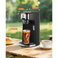 Single Serve Coffee Maker One-Button Fast Brew for Capsule Ground Tea Pod Coffee Maker for Home Office RV Camping Auto Shut Off