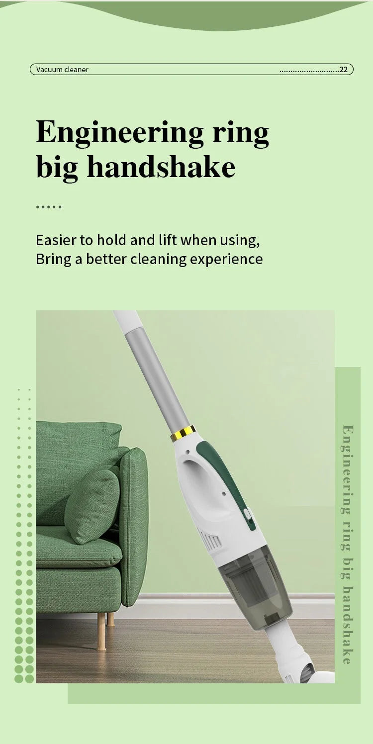 GUOHE Household Home Car Wireless Handheld Electric Dust Cleaning Vaccum - ElectronAge
