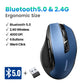 UGREEN Wireless Mouse Bluetooth5.0 Mouse Ergonomic 4000DPI - ElectronAge