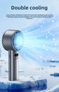 XIAOMI 5200mAh Portable Handheld Fan with Double Ice Cooling, High-Speed Rechargeable USB Fan, Foldable Design