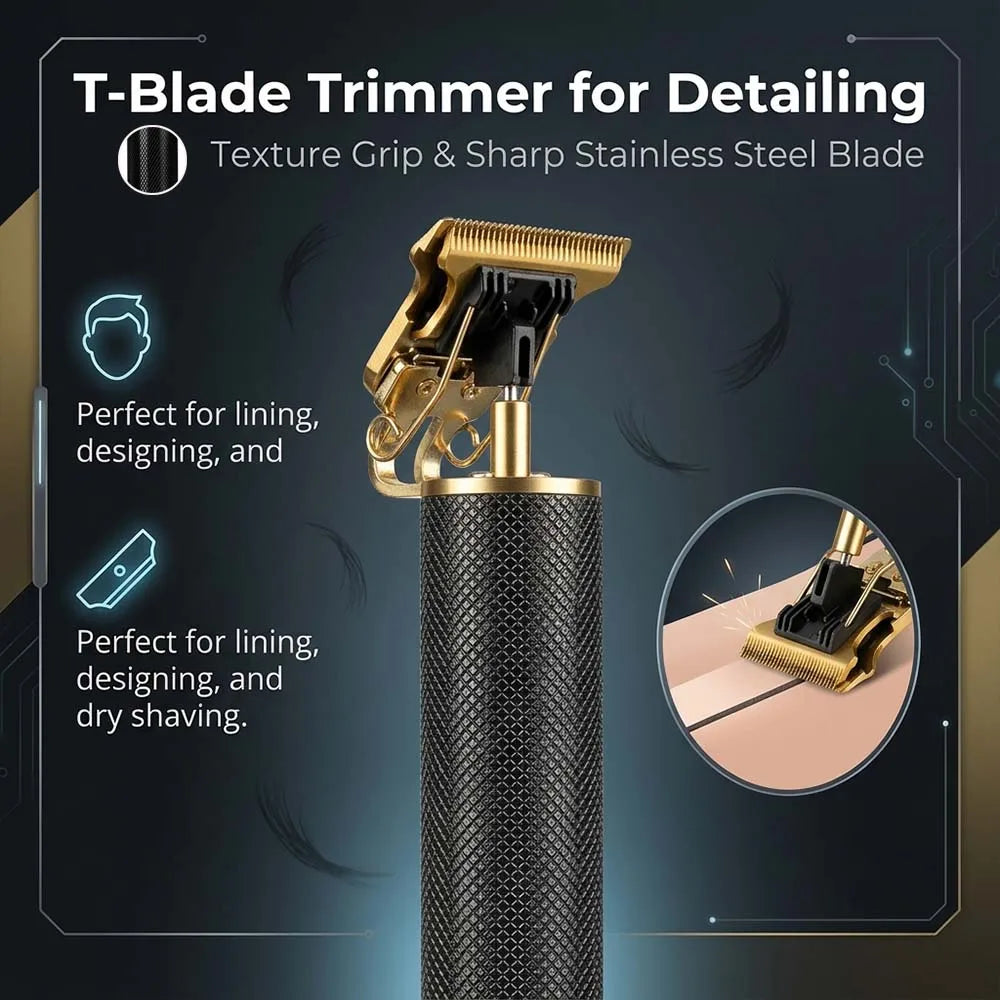 YUKU Professional Hair Clippers with LED Display - ElectronAge