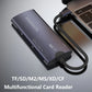 XD Picture Card Reader USB Type C TF/SD/MS/M2/XD/CF 6 in 1 Memory Card Reader USB C CF Card Adapter Supports MS Card