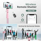 88 Extendable Phone Tripod Selfie Stick with Wireless Remote and Phone Holder Pink for Photography and Video Recording