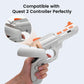 VR Handle Accessories for Meta Quest 2 & 3, Humanized Weighted Gun Stock for Oculus Quest 3S, Enhance Control Feel