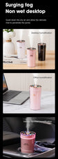 XMSJ 1pc Portable 300ml Ultrasonic Air Humidifier