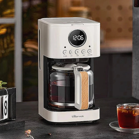 American coffee machine Small household drip filter black coffee machine Semi-automatic coffee and tea making machine