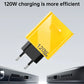 Xiaomi 120w Fast Charging Head USB 5 Interfaces Fully Compatible With Typec Charger European American Standard For Xiaomi Huawei