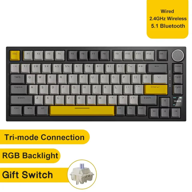 Ajazz AK820/AK820Pro Gaming Mechanical Keyboard - ElectronAge
