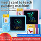 2 in 1 Talking Flash Cards & LCD Writing Tablet English Interactive Learning Machine Education Toy Gift for Boys Girls Toddler