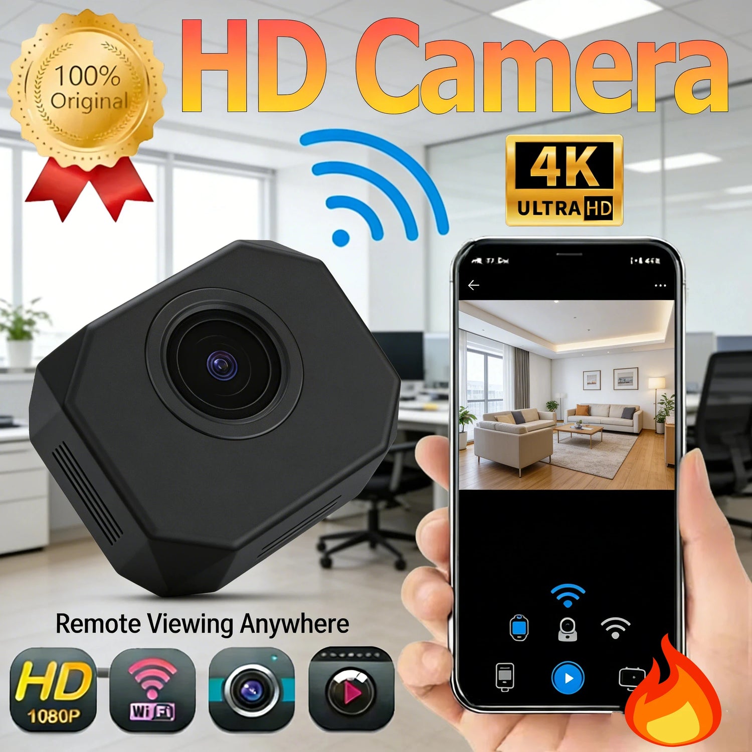DIXSG Wifi Mini Camera 4K - ElectronAge