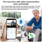 2026 WiFi Home Wireless One Click Call Intelligent Monitoring Remote Indoor Monitoring 360 ° HD Night Vision Camera Baby Monitor