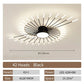 AuroraRealm Creative Fan Shaped LED Ceiling Lamp