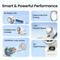 Vention Superconductive Cooling 100 High-speed Handheld Fan 13000 RPM Turbo LED Digital Display Foldable Portable Outdoor Fan