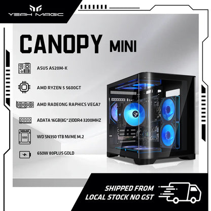 YEAH MAGIC Canopy Mini Gaming Desktop - ElectronAge