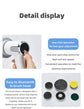 4-in-1 Electric Cleaning Brush IPX7 Waterproof Multi-Functional Wireless Handle Rechargeable Portable Brush For Bathroom Kitchen