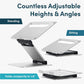 Adjustable Ergonomic Laptop Stand, Height 2.1-13.8" - ElectronAge