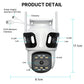 UDECER Three Lens WiFi Security Camera - ElectronAge