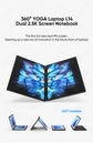 Topton L14 Dual Screen 360° YOGA Laptop 12th Gen Intel N95 2*14 Inch 2.5K Touch IPS Windows 11 Tablet PC 2 in 1 Notebook WiFi