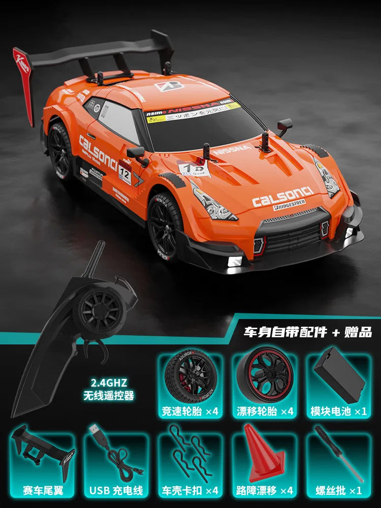 RC Car GTR 2.4G Drift Racing Car 4WD Off-Road - ElectronAge