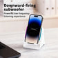 2026 Induction Speaker With Light Foldable Station Phone Speaker Stand 10W For Home Office Travel Christmas Birthday Men Women