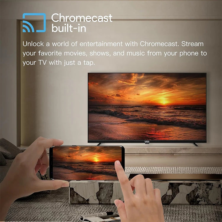 VSTI Smart Tv 55 Inches Television - ElectronAge
