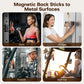 360° Rotating Magnetic Phone Tripod with 1/4" Screw, Adjustable for iPhone Pro Max, Fold Selfie Stick for Vlog Gym Travel, Black