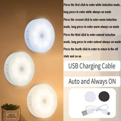 2~6 Pack Motion Sensor LED Night Light