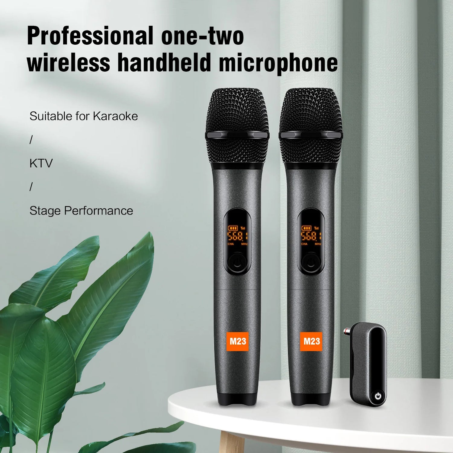 G-MARK M23 UHF 2 Channel Wireless Microphone System - ElectronAge