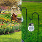 2 PC 120cm Shepherd Hooks Plant Hook Craft Hook For Hanging Solar Lights Bird Feeders﻿ Outdoor Yard Garden Decor