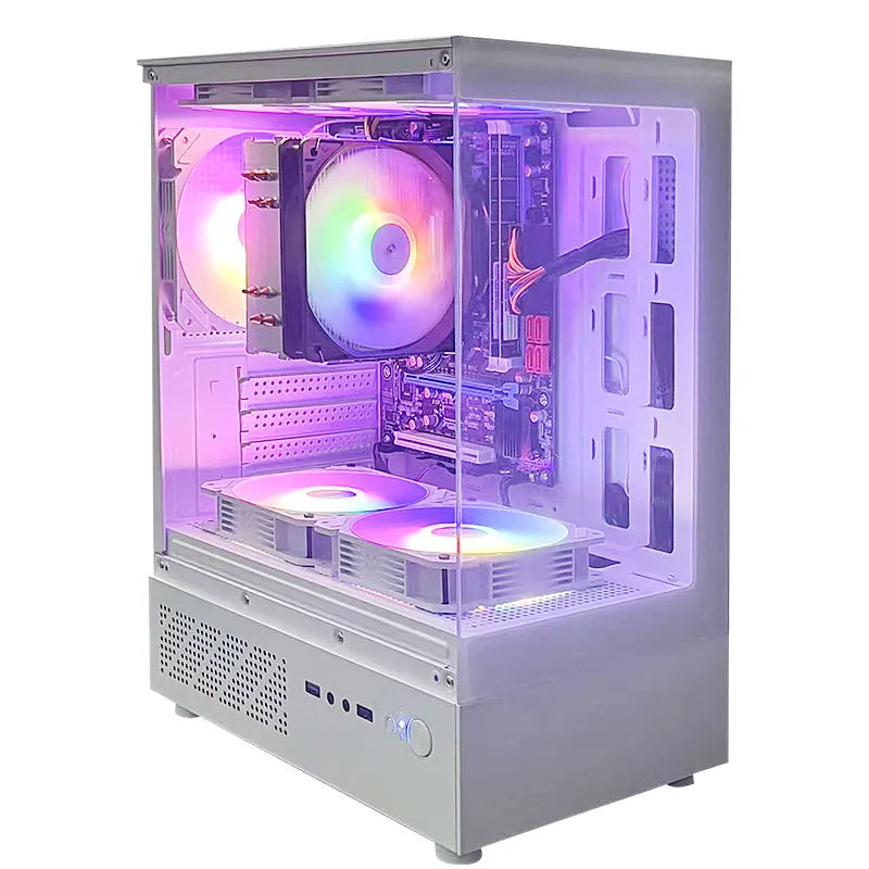 Aotesier Gaming PC With AMD A8-7680 Processor/16 GB RAM/512G SSD/Windows 11 Home with AMD Radeon R7 Graphics white pc gamer - ElectronAge