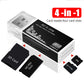 Alloy Card Reader 4 Ports USB2.0 Micro SD TF M2 MS Pro Duo MMC SDHC DV Phone Camera Memory Card Adapter with LED Indicator