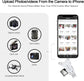 4 in 1 SD Card Reader for iPhone iPad Android Mac Computer Camera, Portable Memory Card Adapter with Charging Port