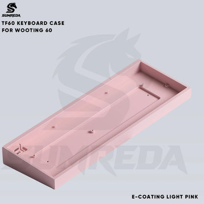 SUMREDA TF60 Aluminum Keyboard Shell GH60 60% Keys Layouts GH60 Keyboard Case For Wooting 60HE Mad 60he Win60 keyboard Cover