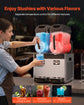 SucceBuy 3-36L Commercial Slushy Machine 1-3 Tanks Stainless Steel Margarita Smoothie Frozen Drink Maker for Party Restaurants - ElectronAge