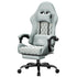 Massage Gaming Chair with 360°-Swivel and Headrest - ElectronAge