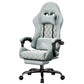 Massage Gaming Chair with 360°-Swivel and Headrest - ElectronAge