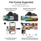 2-in-1 Lightning Flash Card Reader TF Reader 2-in1 Slot for iPhone/iPad, Suitable for Memory Card/Mini SD Card Adapter