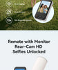 TELESIN 1.7M Screen Monitor Remote Control Wireless Bluetooth Selfie Stick Tripod For Smart Phone Iphone SAMSUNG XIAOMI HUAWEI