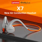 Original Lenovo X7 Air Conduction Headphone - ElectronAge