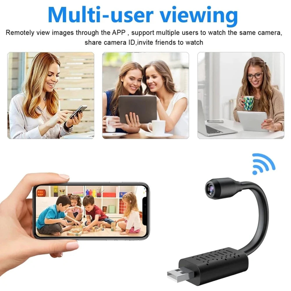 Virwir Mini Camera 4MP Wifi Night Vision - ElectronAge