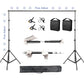 SnapStand Pro 2.6x3M/8.5x10ft Photo Video Studio Backdrop - ElectronAge