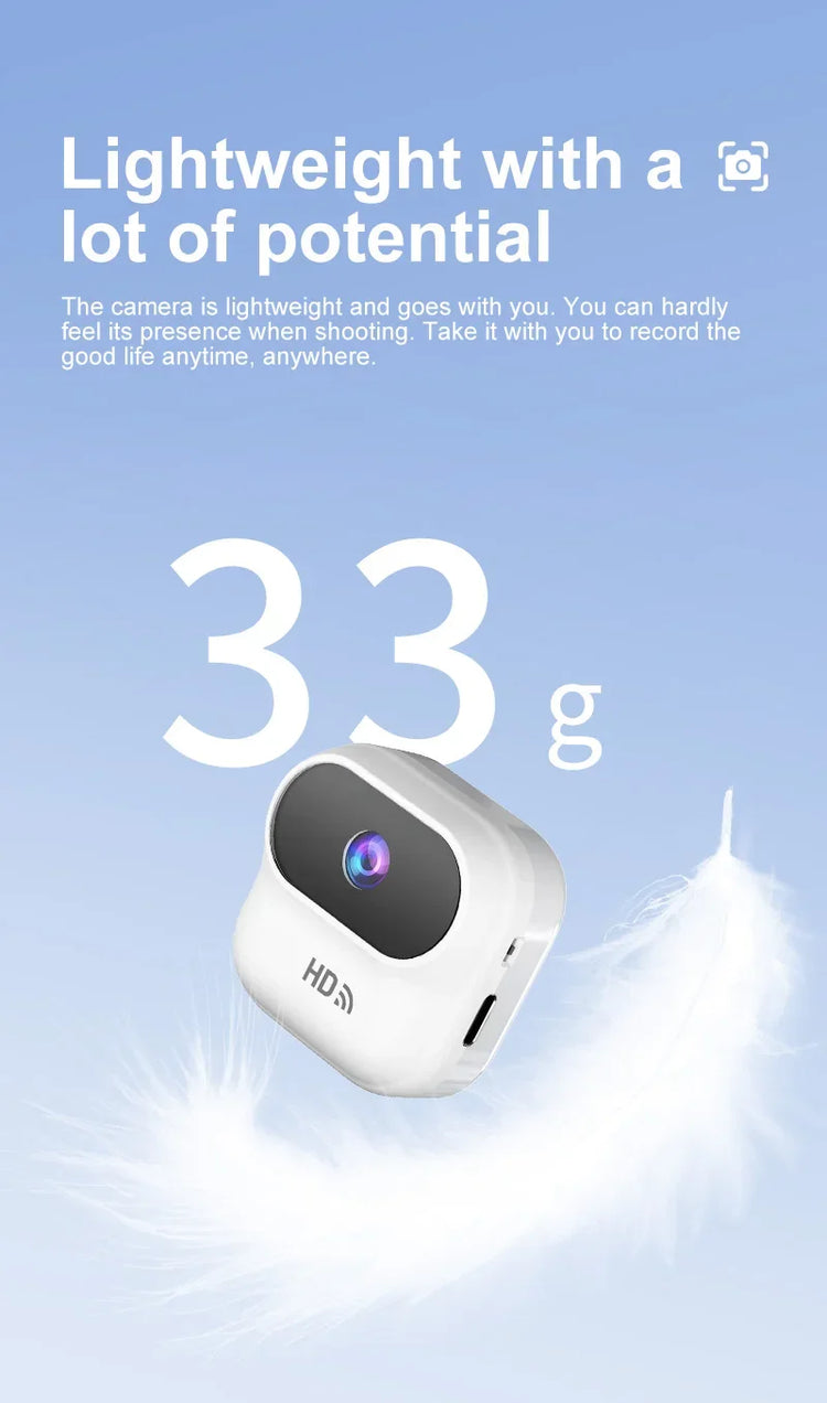 Mini Camera 1080P HD WiFi Smart Home Security - ElectronAge