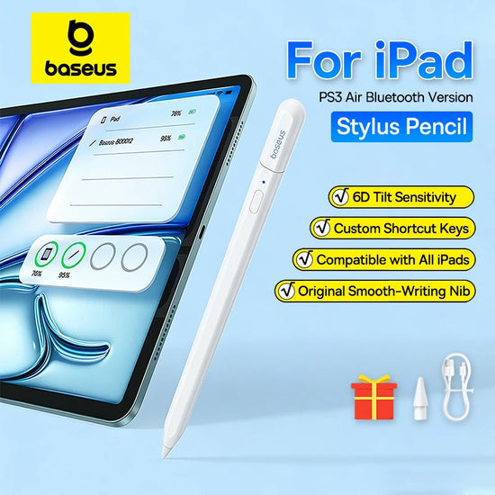Baseus PS3 Air Bluetooth Stylus Pen for iPad Pencil Universal Wired Charging for All iPad Air Pro Mini Tablet Touch Writing Pen
