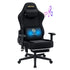 Hommpa 350lbs Gaming Chair Suede Fabric with Speakers - ElectronAge