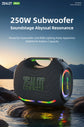 ZEALOT-ZE21 250W Big Power Wireless TWS Subwoofer Bluetooth Speaker High Volume Waterproof Portable Mobile Power HIFI Sound