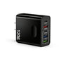 Xiaomi 120w Fast Charging Head USB 5 Interfaces Fully Compatible With Typec Charger European American Standard For Xiaomi Huawei