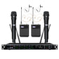 Leicozic 4 Channel Wireless Microphone Professional Radio System - ElectronAge