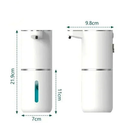 380ML Automatic Foam Soap P11 Dispenser Bathroom Smart Washing Hand Machine With USB Charging White ABS Material