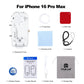 PULUZ 40m/130ft Waterproof Diving Case for iPhone 16 15 14 13 12 11 Pro Max Plus Photo Video Taking Underwater Housing Cover