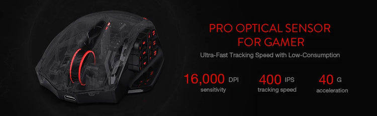 Redragon M913 Wireless Gamer Mice - ElectronAge